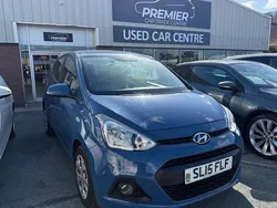 Blue Used 2015 Hyundai i10 SE Hatchback | £3,649 (Fair price)