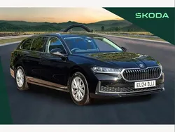 Midnight black metallic Used 2024 Skoda Superb SE Technology Estate | £26,695 (A bit pricey)
