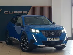 Blue Used 2022 Peugeot 2008 Allure Premium SUV | £16,498 (Fair price)