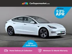White Used 2021 Tesla Model 3 Long Range AWD Sedan | £21,997 (Fair price)