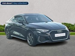 Black Used 2023 Audi A3 S-Line Sedan | £20,470 (Good price)