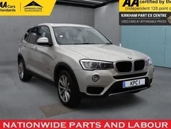 Silver Used 2014 BMW X3 Luxury Line SUV | £8,395 (Fair price)