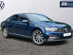 Blue Used 2020 VW Passat R-line Sedan | £18,650 (Fair price)