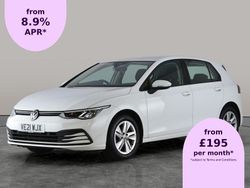 White Used 2021 VW Golf VIII Life Hatchback | £14,039 (Fair price)