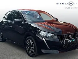 Black Used 2022 Peugeot 208 Allure Premium Hatchback | £13,614 (Fair price)