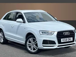 White Used 2018 Audi Q3 S-Line SUV | £14,349 (Fair price)