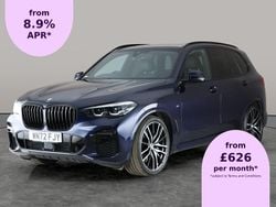 Blue Used 2022 BMW X5 M Sport SUV | £41,436 (Super price)
