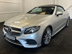 Silver Used 2018 Mercedes E220 AMG Line Premium Cabriolet | £16,750 (Fair price)