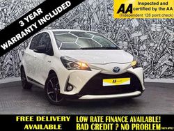 White Used 2018 Toyota Yaris Hybrid Design Hatchback | £13,495 (Fair price)