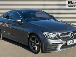 Grey Used 2019 Mercedes C300 AMG line Coupe | £19,354 (Good price)
