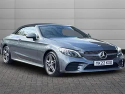 Selenite grey Used 2022 Mercedes C300 AMG line Cabriolet | £28,990 (A bit pricey)