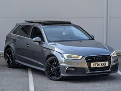Grey Used 2014 Audi A3 Sportback S-Line Hatchback | £10,495 (A bit pricey)