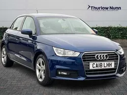 Blue Used 2018 Audi A1 Sportback Sport Hatchback | £10,850 (Good price)