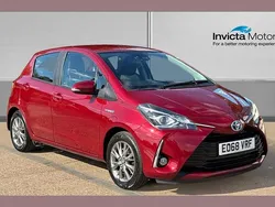 Red Used 2018 Toyota Yaris Hybrid Hatchback | £10,850 (Good price)