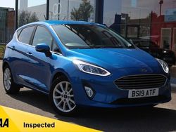 Blue Used 2019 Ford Fiesta Titanium Hatchback | £12,275 (Fair price)