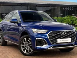 Blue Used 2022 Audi Q5 Sportback S-Line SUV | £33,980 (Good price)