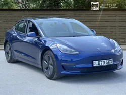 Blue Used 2020 Tesla Model 3 Long Range Sedan | £18,995 (Fair price)