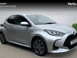 Silver Used 2021 Toyota Yaris Hybrid Hatchback | £17,311 (Fair price)