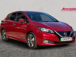 Red Used 2019 Nissan Leaf Tekna Hatchback | £9,275 (Fair price)