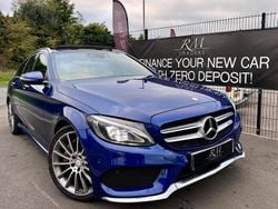 Blue Used 2016 Mercedes C250 AMG Line Premium Estate | £8,695 (Fair price)