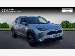 Silver Used 2024 Toyota Yaris Hybrid Design Hatchback | £22,324 (Expensive)