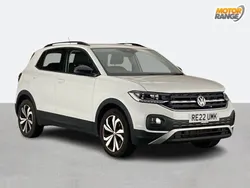 White Used 2022 VW T-Cross Black Edition SUV | £15,295 (Good price)