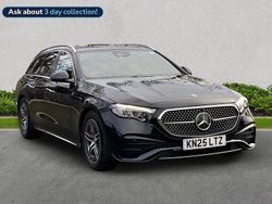 Black Used 2025 Mercedes E200 AMG line Estate | £44,999