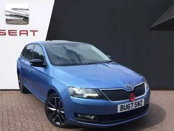 Blue Used 2017 Skoda Rapid Sport Hatchback | £7,000 (Fair price)