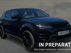 Metallic santorini black Used 2025 Land Rover Range Rover evoque HSE Dynamic Hatchback | £41,277