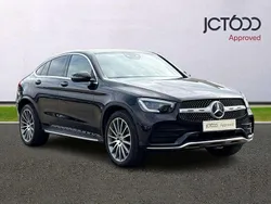 Black Used 2019 Mercedes GLC300 AMG Line Premium Coupe | £26,000 (Fair price)