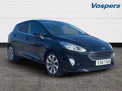 Black Used 2017 Ford Fiesta Titanium Hatchback | £10,900 (Fair price)