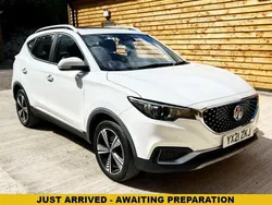 White Used 2021 MG ZS Exclusive Sedan | £10,740 (Fair price)