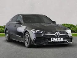 Grey Used 2024 Mercedes C200 AMG line Sedan | £30,449 (Expensive)