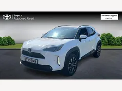 White Used 2024 Toyota Yaris Hybrid Design Hatchback | £23,155 (Expensive)