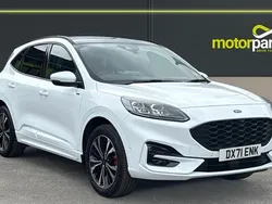 Frozen white gloss Used 2022 Ford Kuga ST-Line X SUV | £20,000 (Good price)