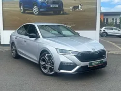 Brilliant silver metallic Used 2023 Skoda Octavia vRS Hatchback | £25,995