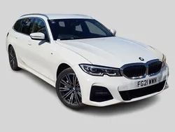 White Used 2021 BMW 330e M Sport Estate | £18,999 (Good price)