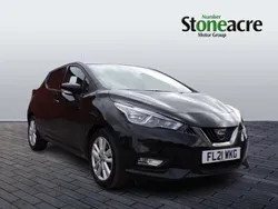 Black Used 2021 Nissan Micra Acenta Hatchback | £9,495 (Fair price)