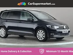 Black Used 2018 VW Touran SEL MPV | £14,997 (Good price)
