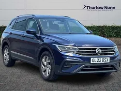 Blue Used 2022 VW Tiguan Allspace Life SUV | £21,543 (Good price)