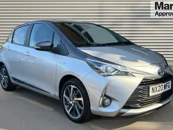 Silver Used 2020 Toyota Yaris Hybrid Hatchback | £13,249 (Fair price)
