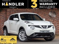 White Used 2017 Nissan Juke N-Connecta SUV | £6,795 (Fair price)
