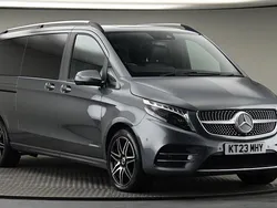 Grey Used 2023 Mercedes V220 AMG line MPV | £55,250 (Good price)