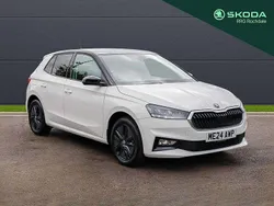 Candy white black magic pearl effect Used 2024 Skoda Fabia Colour Edition Hatchback | £15,500 (Fair price)
