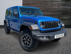 Blue Used 2025 Jeep Wrangler Rubicon SUV | £53,685 (Expensive)