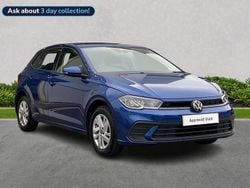 Blue Used 2022 VW Polo Life Hatchback | £15,054 (Fair price)