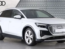 White Used 2022 Audi Q4 e-tron S-Line SUV | £26,352 (Good price)