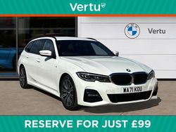 White Used 2021 BMW 320 M Sport Estate | £23,995 (Fair price)