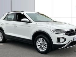 White Used 2022 VW T-Roc Life SUV | £20,805 (Fair price)