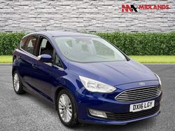 Blue Used 2016 Ford C-MAX Titanium MPV | £6,500 (Fair price)